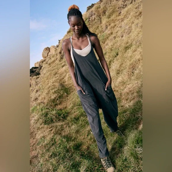 FP Movement by Free People Dark Gray Jumpsuit - Picture 1 of 5